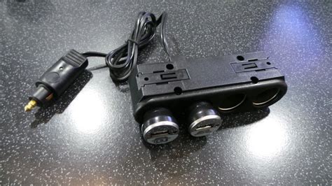 Bmw Triumph Motorcycle 12v Hella Style Din Cig Plug Twin Socket And Usb Adaptor Ebay