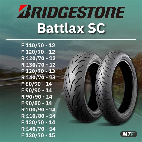 Bridgestone On Road Tires Battlax Sc By Motofiix