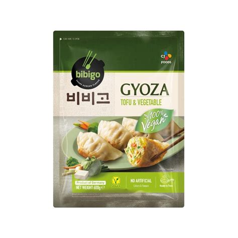 GYOZA WITH TOFU AND VEGETABLES 30 Pcs 600g BIBIGO 9501