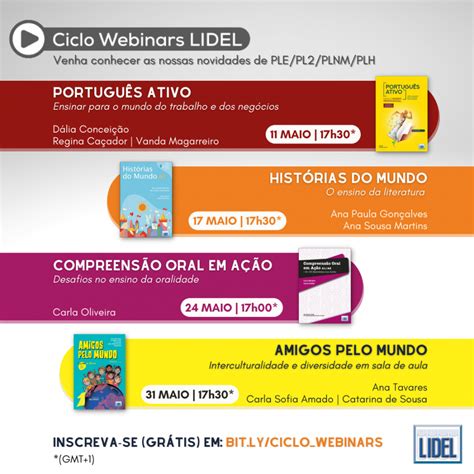 Ciclo de Webinars LIDEL PLE PL2 PLNM e PLH Observatório da Língua