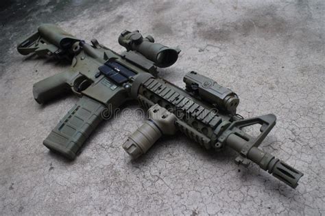 M4a1 airsoft gun editorial photo. Image of machine, m16a2 - 43367911