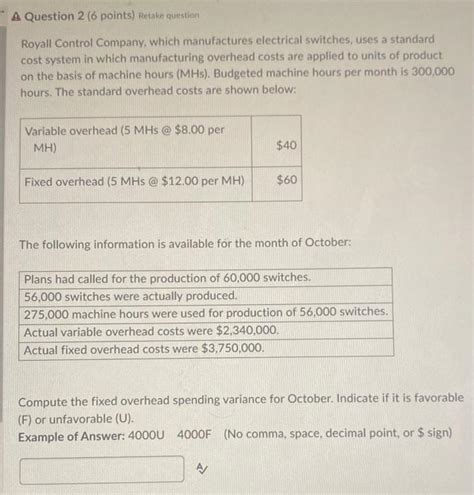 Solved A Question Points Retake Question Royall Chegg