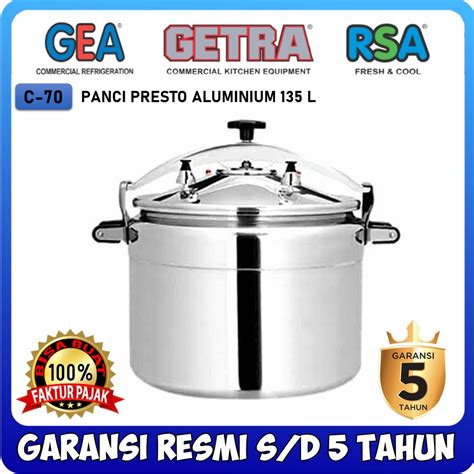 Jual Panci Presto Getra C C C Commercial Pressure Cooker