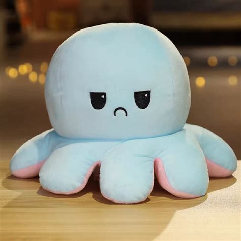 Octopus Reversible Plushie Reversible Double Sided Flip Octopus Doll