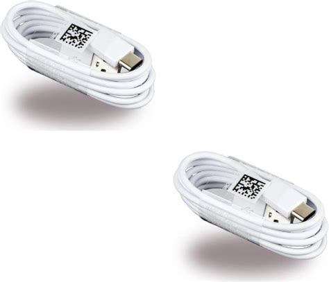 Amazon Two 2 OEM Samsung USB C Data Charging Cables For Galaxy