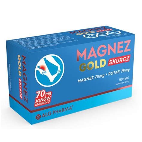 Magnez Gold Skurcz Tabletek Magnez Minera Y Witaminy I