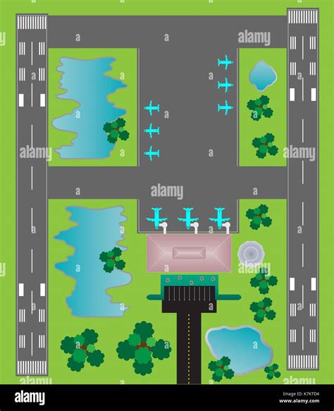 Airport Runway Drawing