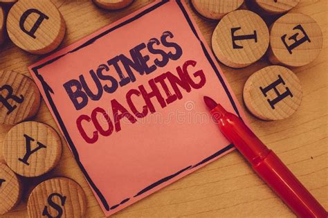 Conceptual Hand Writing Showing Business Coaching Business Photo Text