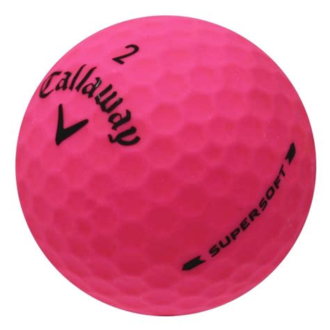 Callaway Supersoft Matte Pink Used Golf Balls