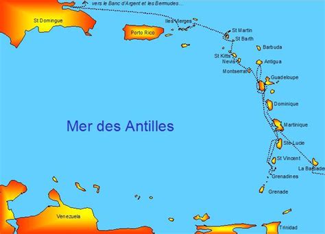 Carte Des Antilles Voyage Carte Plan