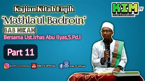 Kajian Kitab Fiqih Mathla Ul Badroin Part Oleh Ustadz Irhas Abu