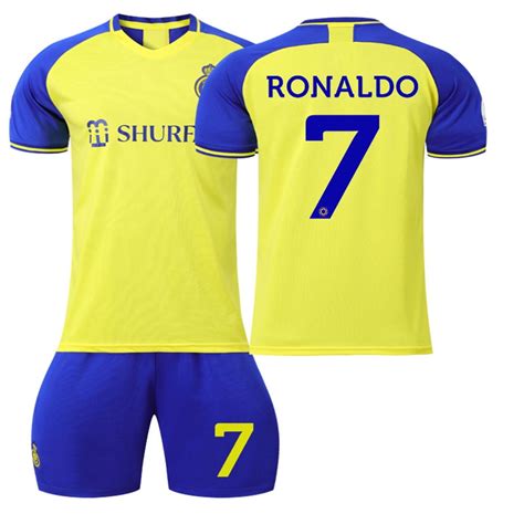 Mens Youths 2024 Al NASSR FC Soccer Jersey 7 Ronaldo Fans Jerseys