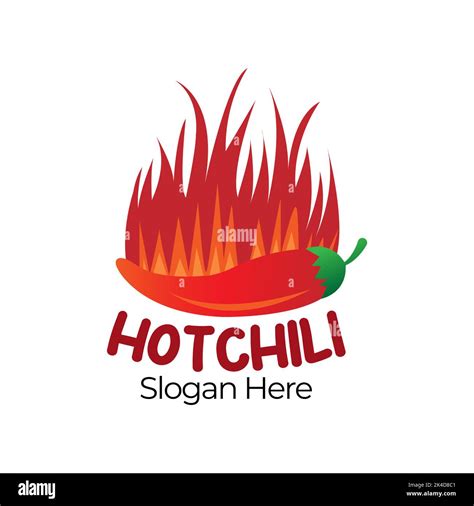 Red Hot Chili Logo Designs Concept Vector Spicy Pepper Logo Designs Template Stock Vector Image