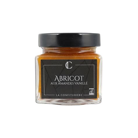 Confiture Bio Abricot Aux Amandes Vanill E G La Confituri Re L