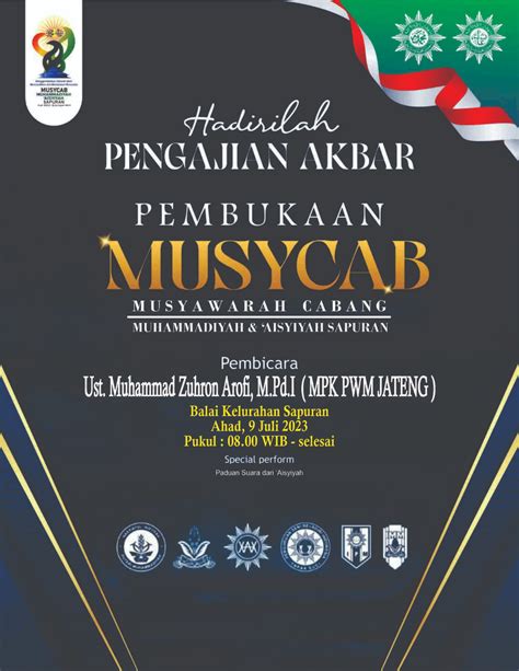 Musycab Muhammadiyah Dan Aisyiyah Sapuran Sukses Digelar Suara Utama ID