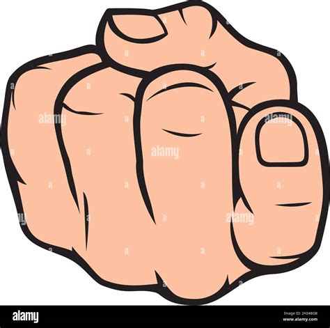 Come here gesture finger vector illustration Stock Vector Image & Art - Alamy