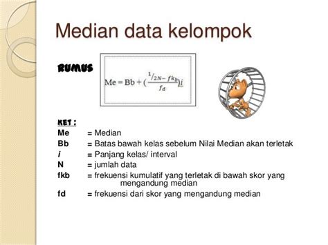 Rumus Nilai Median Data Kelompok Matematika Dasar