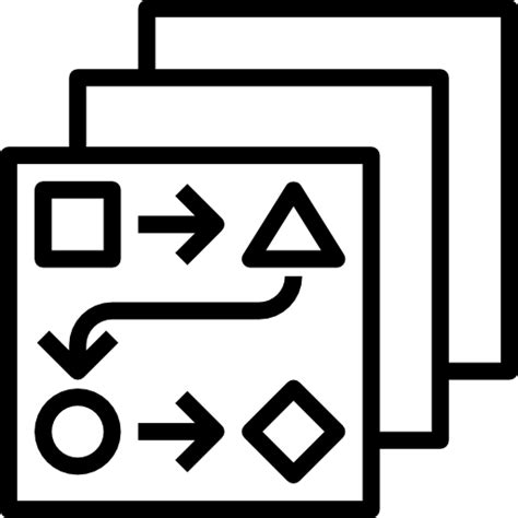 Process Flow Icon At Getdrawings Free Download