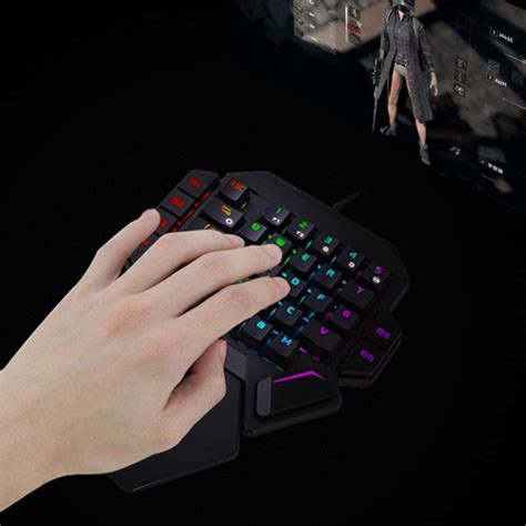 Redthunder Teclado Para Juegos Con Una Sola Mano Mecanico Mercado Libre