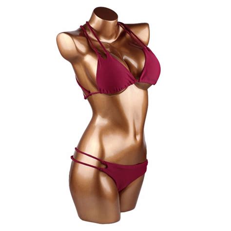 Costume Da Bagno Aperto Bikini Lacci Brasiliano Slim Sling Swimwear