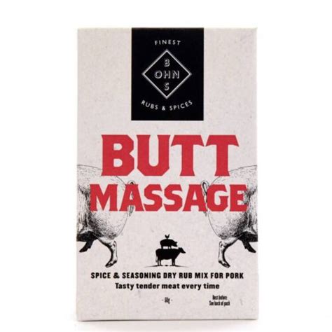 Bohns Rubs Butt Massage Grid Iron Meat