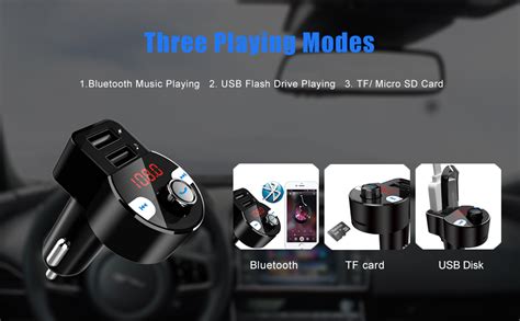 Firste Transmetteur Fm Radio Bluetooth De Voiture Adaptateur Bluetooth