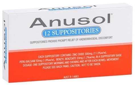 Anusol Ointment/Suppositories - Balmoral Pharmacy ndl