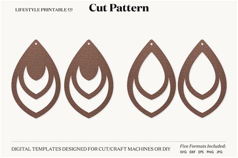 Free Printable Earring Template