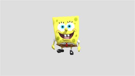 Spongebob Pointing Gesture 2 Download Free 3d Model By Renato Solar