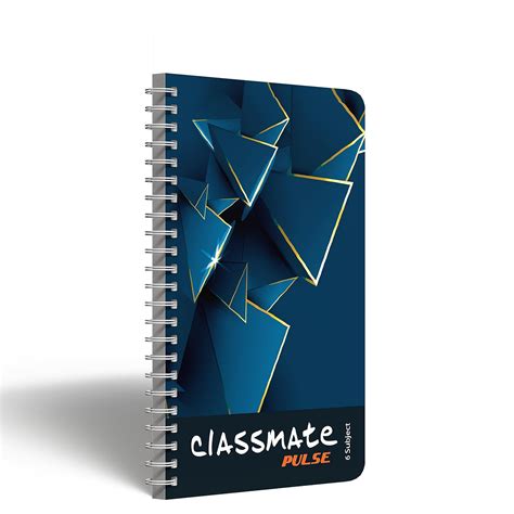 Classmate Pulse 6 Subject Spiral Notebook 297 Mm X 210 Mm Single