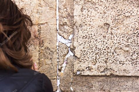 Jerusal N Pared De L Grimas El Muro Occidental Notas Con Peticiones