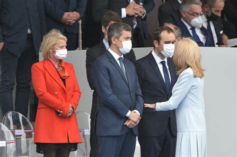 Photo La Premi Re Dame Brigitte Macron Et G Rald Darmanin Ministre