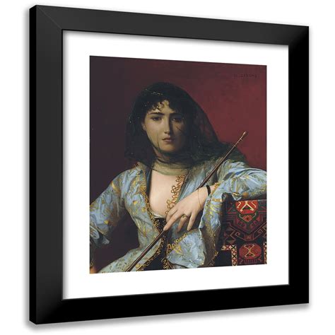 Jean Léon Gérôme 12x14 Black Modern Framed Museum Art Print Titled