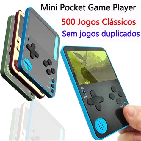 Handheld Retro Game Console Para Crian As E Adultos Pocket Game Player