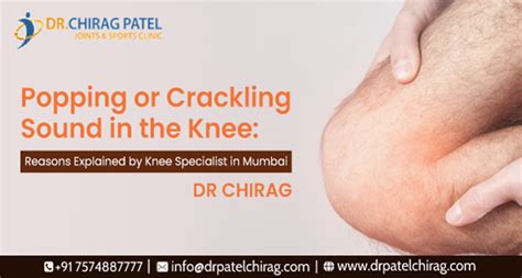 Ppt Popping Or Crackling Sound In The Knee Dr Chirag Patel