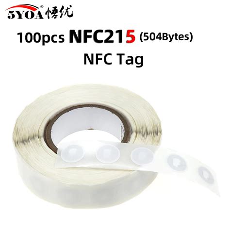 Pcs Nfc Tag Nfc Label Stickers Ntag Bytes Tags Badges