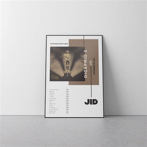 JID DiCaprio Album Cover Poster / JID poster / | Etsy