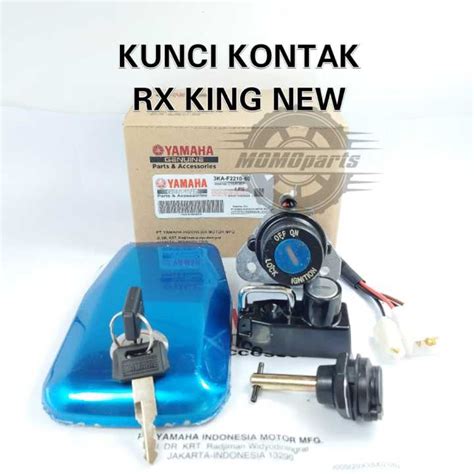 KUNCI KONTAK SET YAMAHA RX KING NEW KOMPLIT PLUS TUTUP TANKI KUNCI HELM