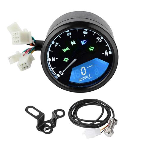 Dewin Compteur Moto Digital Motorcycle Speedomete Universal