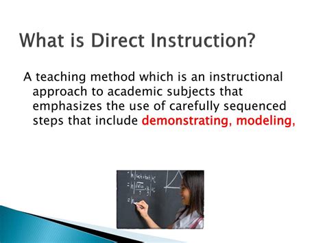 Direct Instruction Steps