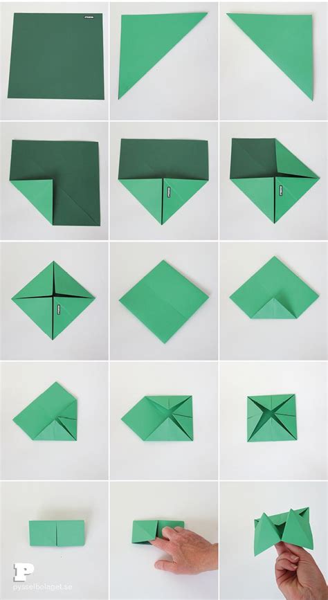 How To Fold A Fortune Teller Paper Origami