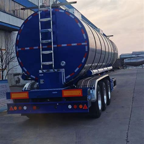 20000L Tanker Truck Drawbar Trailers 3 Axles Fuel Tank Full Trailer For