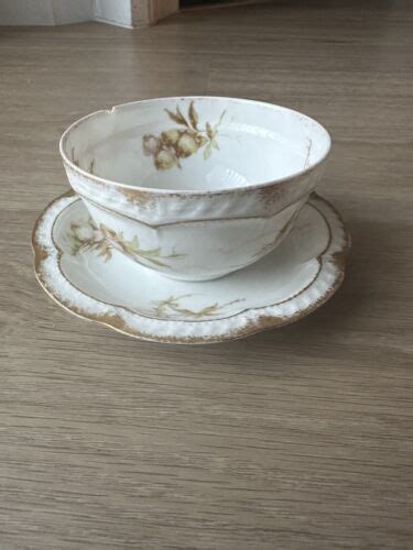 Theodore Haviland Limoges France Teacup And Saucer Set Chipped Ebay