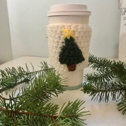 Christmas Cup Cozy: Free Crochet Pattern - Carroway Crochet