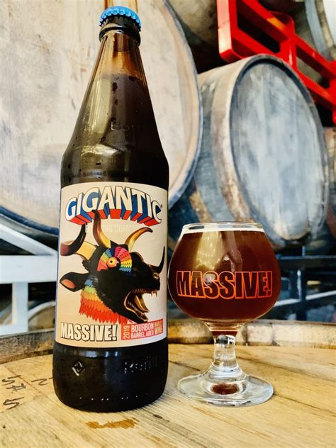 Gigantic Brewing To Release 2019 MASSIVE Barrel Aged Barleywine Six