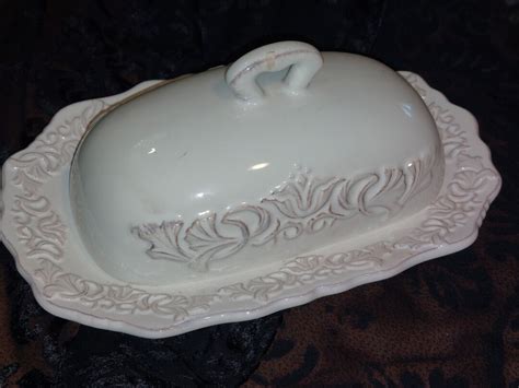 Farmhouse French Country Butter Dish With Lid Etsy