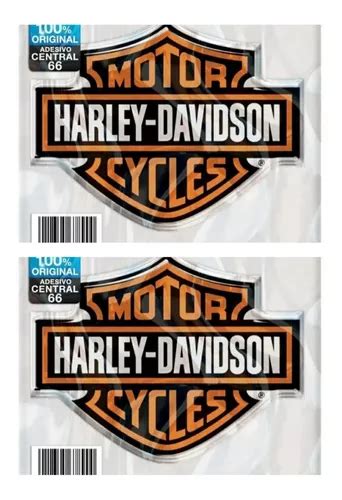 Kit 2 Adesivos Harley Davidson Escudo Motorcycles Resinados MercadoLivre