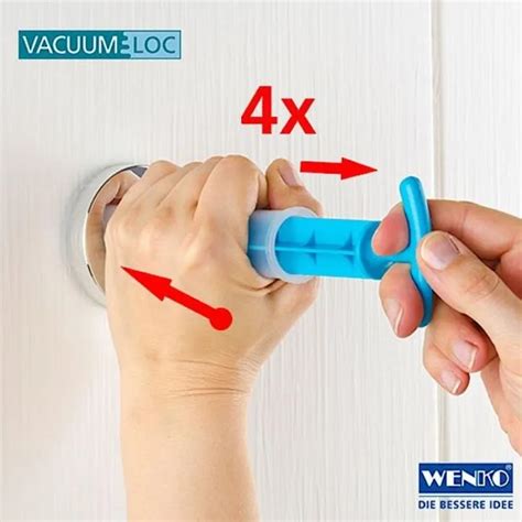 Wenko Vacuum Loc Wall Hook Set Of Tafelberg Furnishers