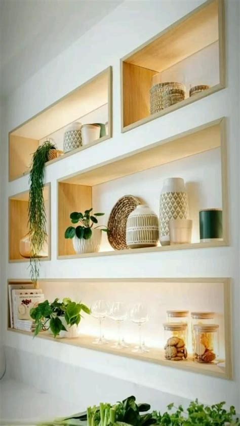 wall shelves design ideas 2022 | Niche decor, Living room designs ...