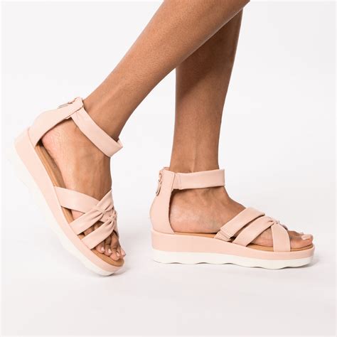 Clarks Collection Ankle Strap Wedge Sandals Clara Rae Atelier Yuwa